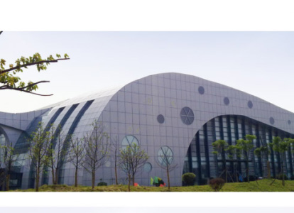 黄浦会议中心外景网架工程